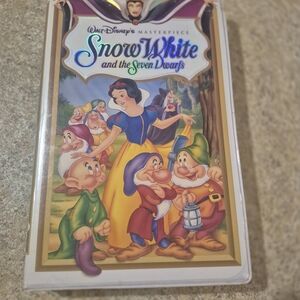Disney Snow White and the Seven Dwarfs VHS Vintage